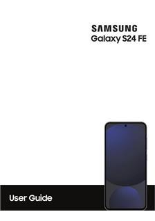 Samsung Galaxy S24 FE manual. Camera Instructions.